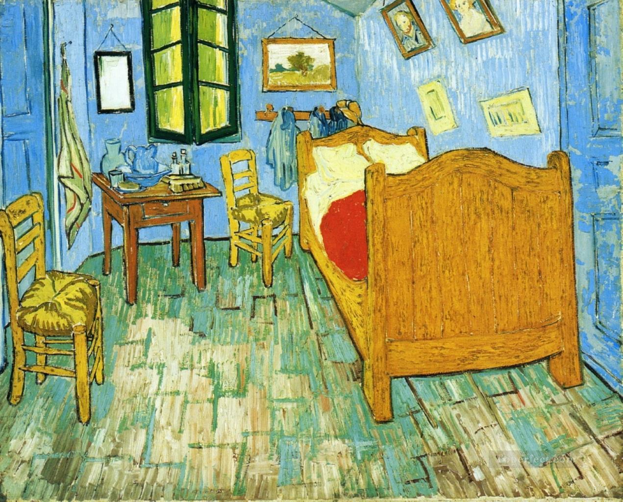 El dormitorio de Vincent en Arles 2 Vincent van Gogh Pintura al óleo